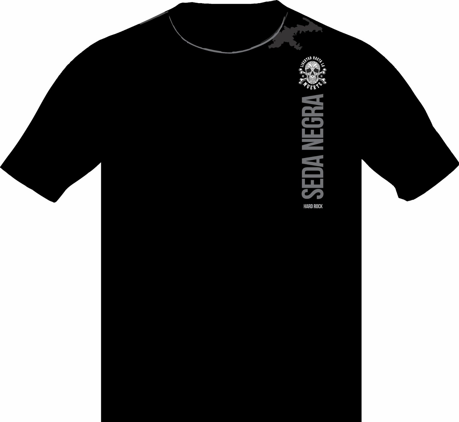 Remera 14 SEDA NEGRA